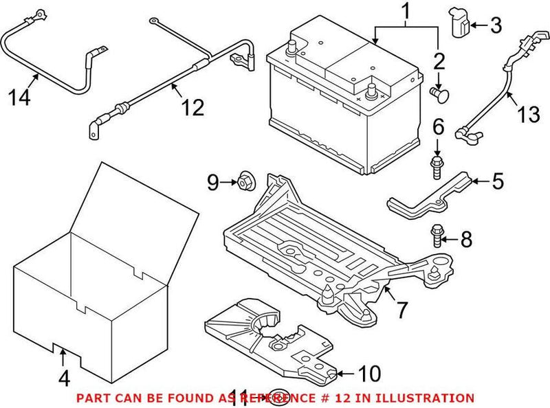 VW Battery Cable 5Q0971228L