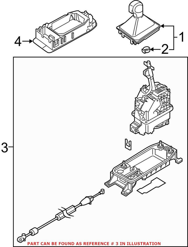 VW Automatic Transmission Shift Lever