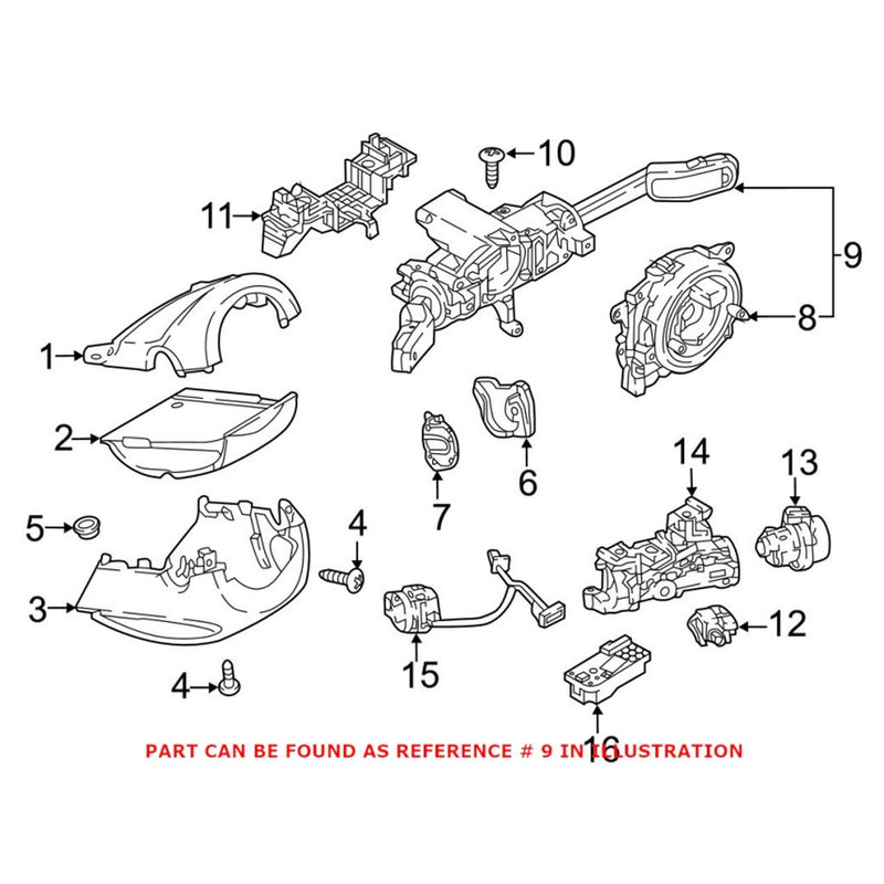 VW Combination Switch 5Q1953521KFIGI – Genuine VW/Audi