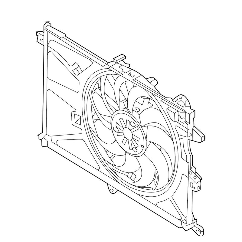 VW Engine Cooling Fan Assembly 5QM121203H – Genuine VW/Audi