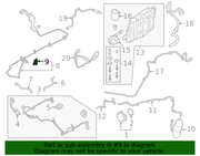 Genuine Porsche parts diagram