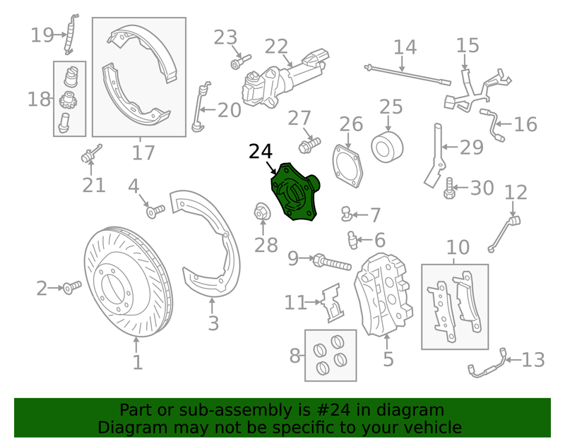 Genuine Porsche parts diagram
