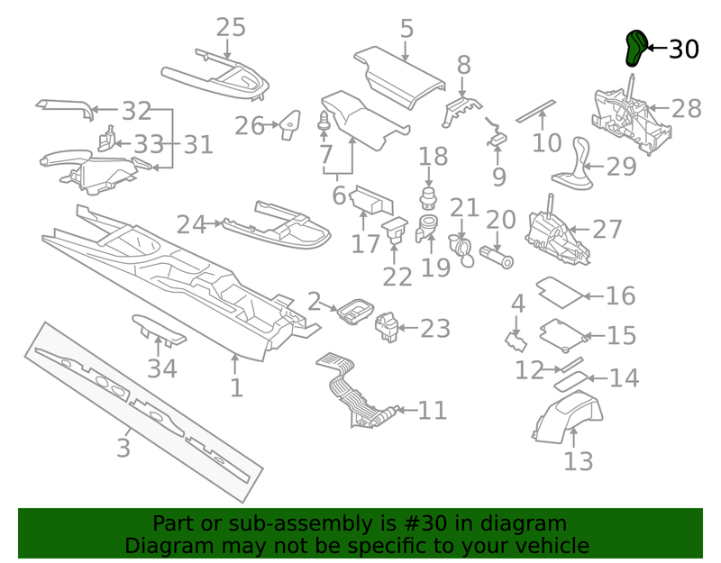 Genuine Porsche parts diagram