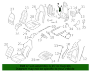 Genuine Porsche parts diagram