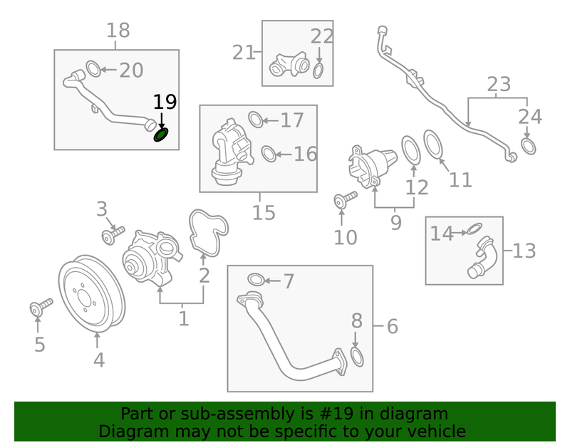Genuine Porsche parts diagram