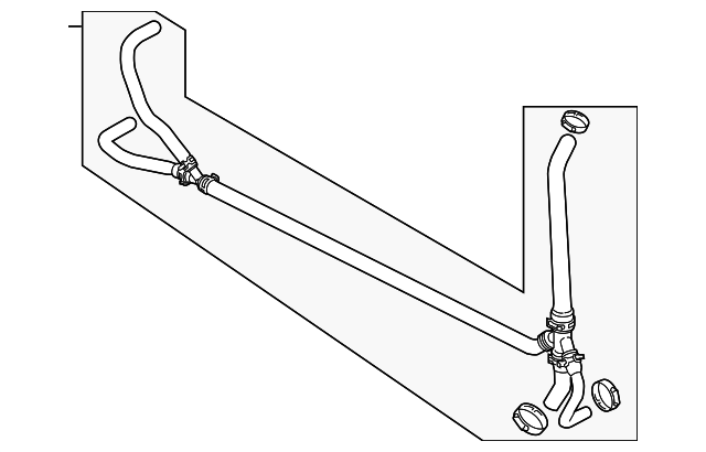 Genuine Porsche parts diagram