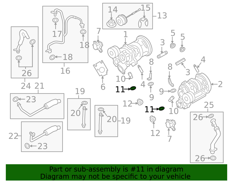 Genuine Porsche parts diagram