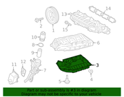 Genuine Porsche parts diagram
