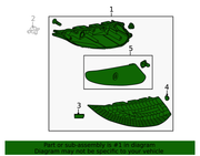 Genuine Porsche parts diagram
