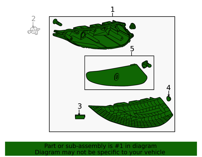 Genuine Porsche parts diagram
