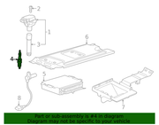Genuine Porsche parts diagram