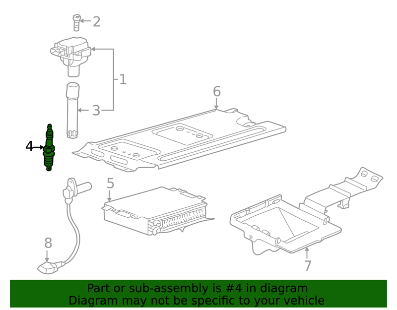 Genuine Porsche parts diagram