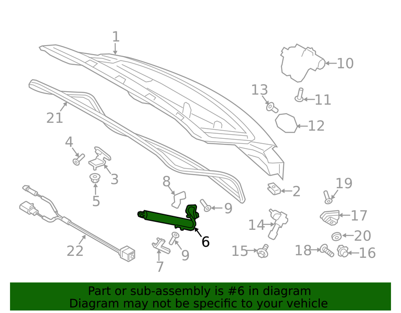 Genuine Porsche parts diagram