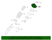 Genuine Porsche parts diagram
