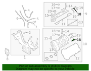 Genuine Porsche parts diagram