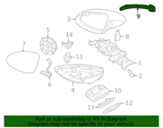 Genuine Porsche parts diagram