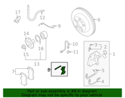 Genuine Porsche parts diagram