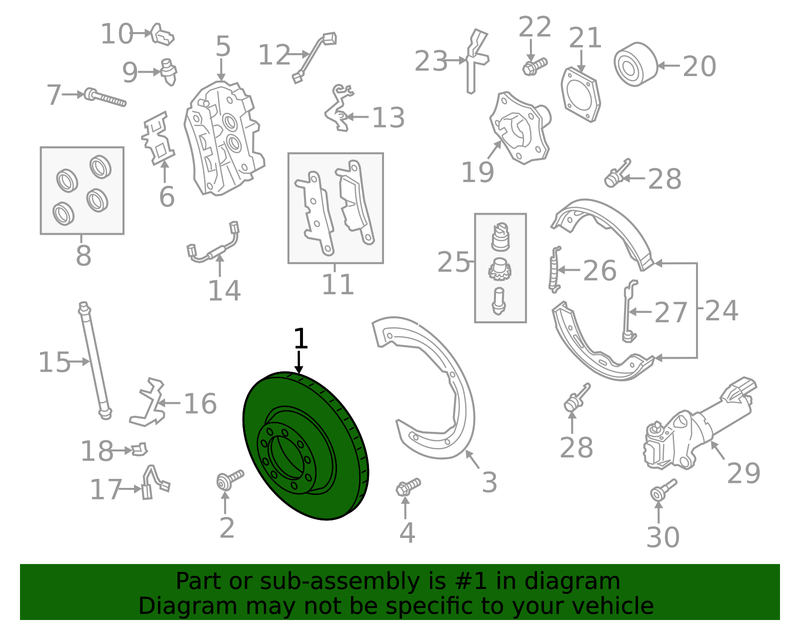 Genuine Porsche parts diagram