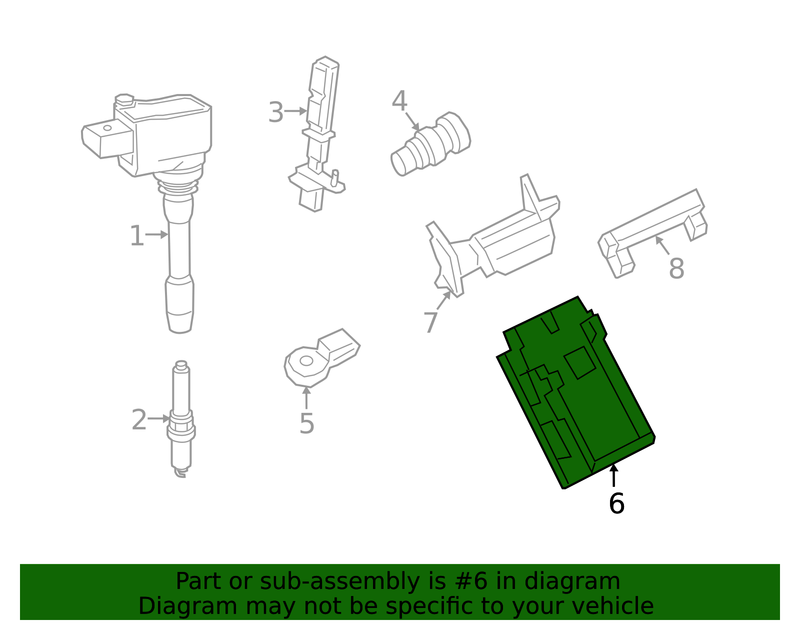 Part can be found as reference #6 in illustration