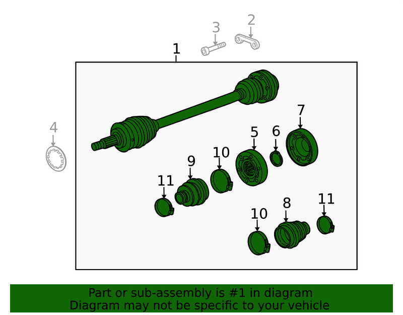 Genuine Porsche parts diagram