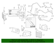 Genuine Porsche parts diagram