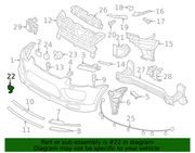 Genuine Porsche parts diagram
