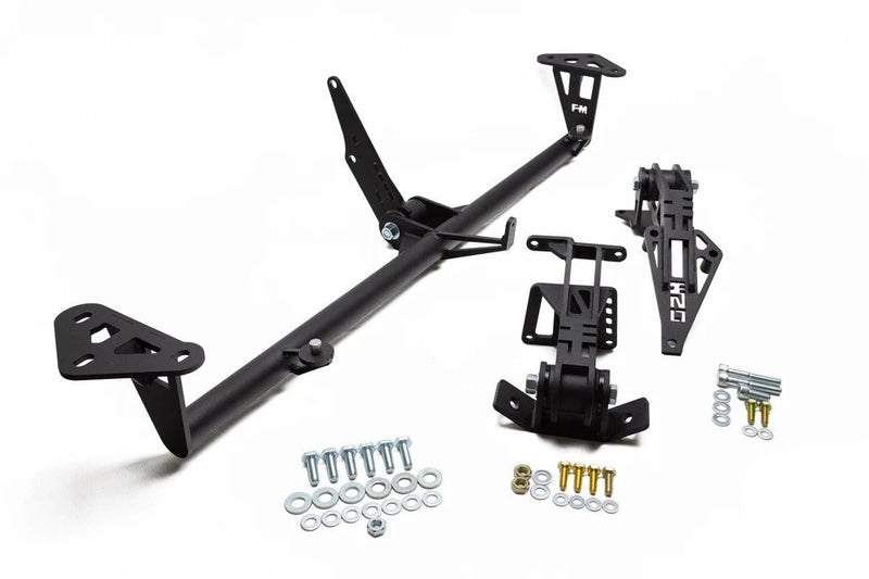 Fabless 4-Cyl/02M Complete Mount Kit (OEM Position) - VW MK2 Golf / Jetta