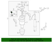 Genuine Porsche parts diagram