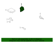 Genuine Porsche parts diagram