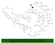 Genuine Porsche parts diagram
