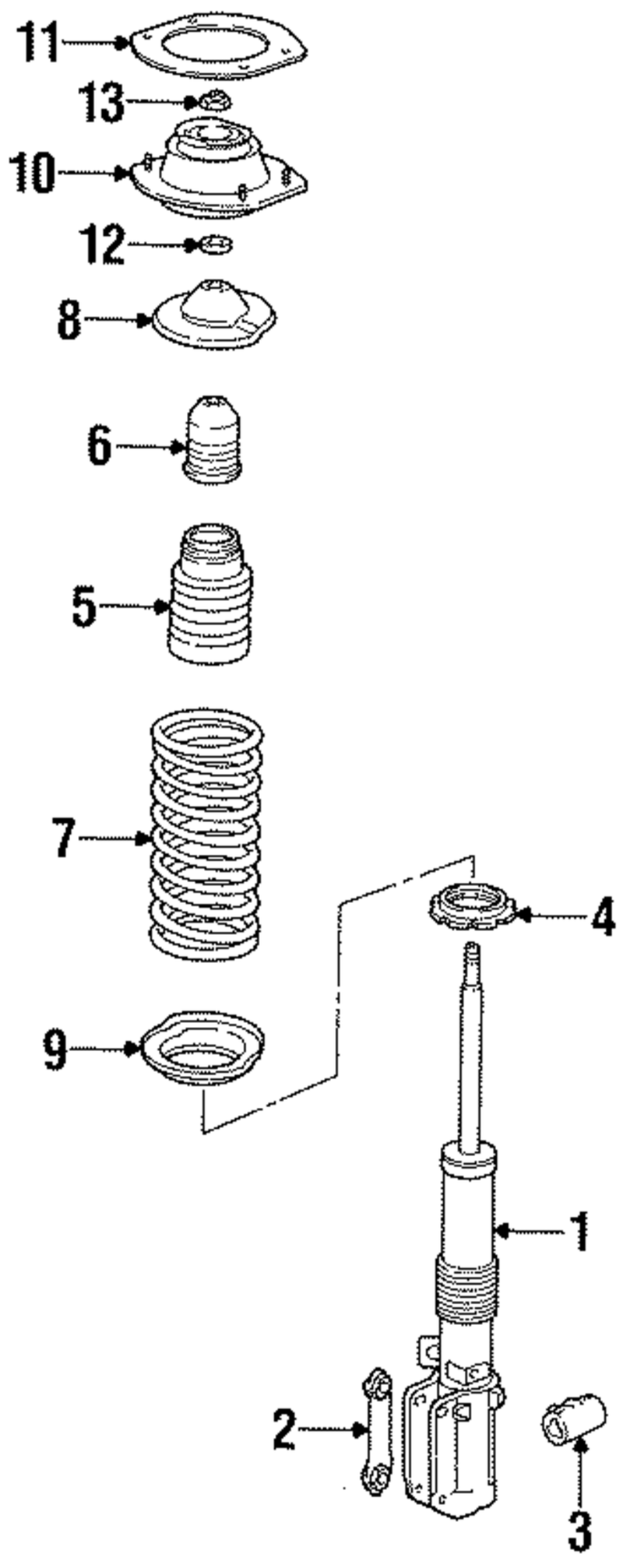 Genuine Porsche parts diagram