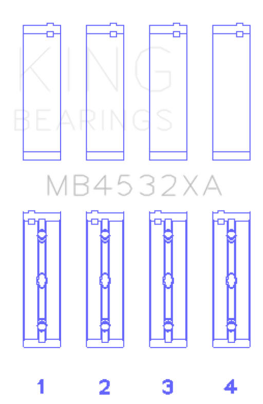 KING ENGINE BEARINGS MB4532XA