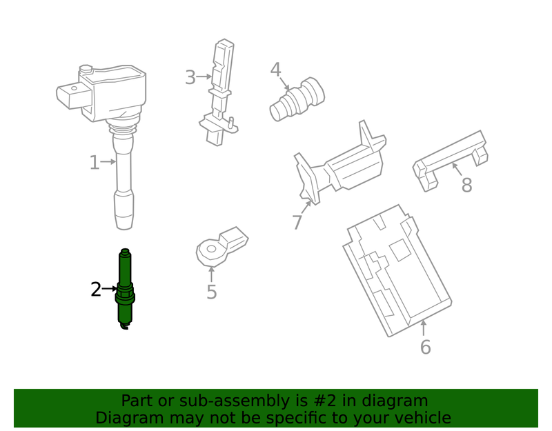 Genuine Porsche parts diagram