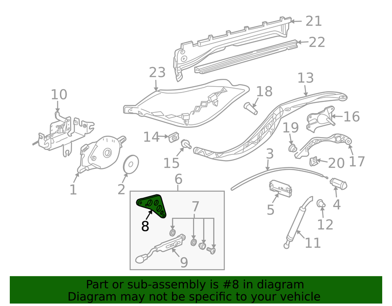 Genuine Porsche parts diagram