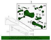 Genuine Porsche parts diagram