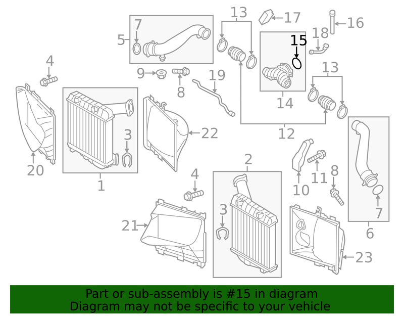 Genuine Porsche parts diagram