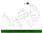 Genuine Porsche parts diagram