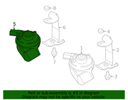 Genuine Porsche parts diagram
