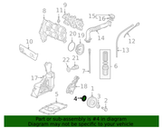Genuine Porsche parts diagram