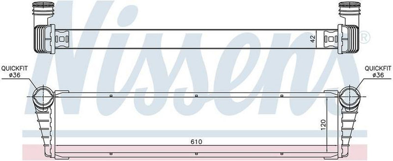 Porsche Radiator 99710603702 – Nissens 63798