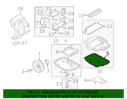 Genuine Porsche parts diagram