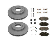 ZIMMERMANN COAT Z Brake Pad and Disc Kit - 640.4310.00