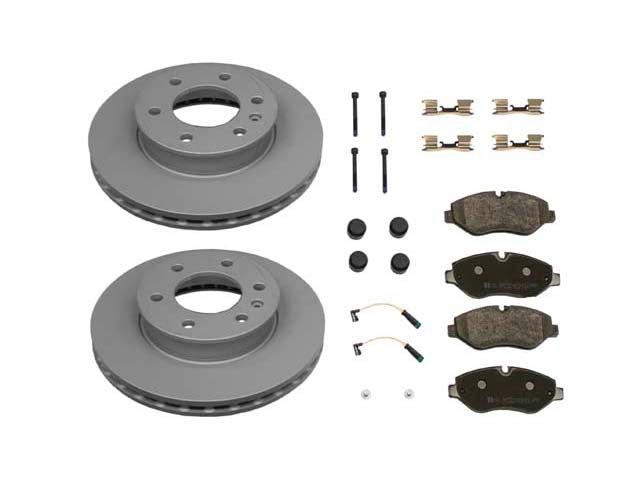 ZIMMERMANN COAT Z Brake Pad and Disc Kit - 640.4310.00