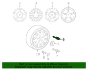 Genuine Porsche parts diagram