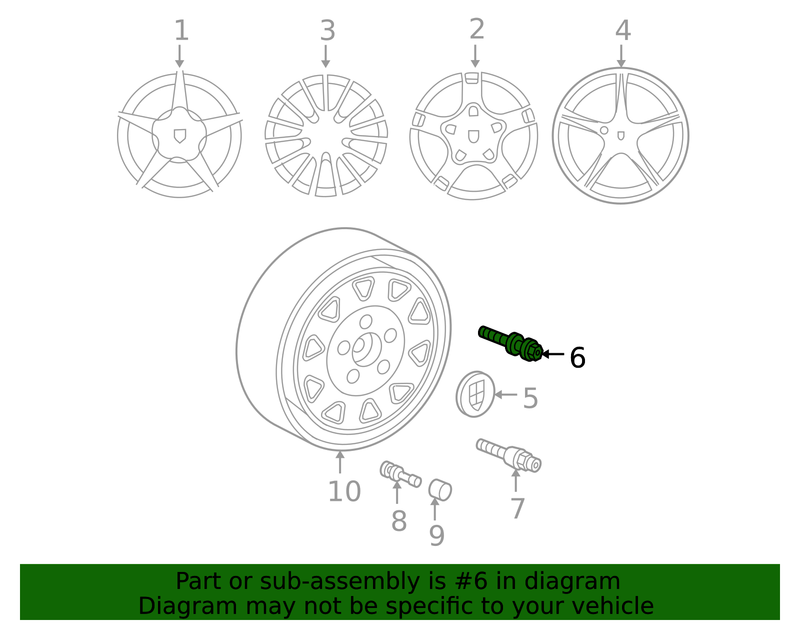 Genuine Porsche parts diagram