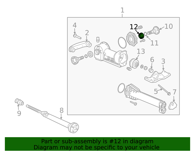 Genuine Porsche parts diagram