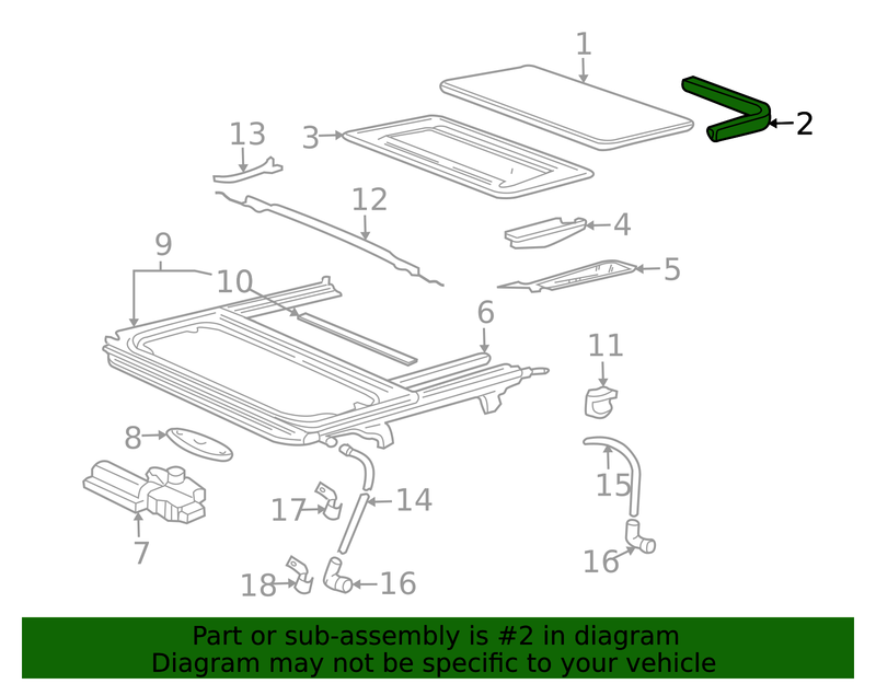 Genuine Porsche parts diagram