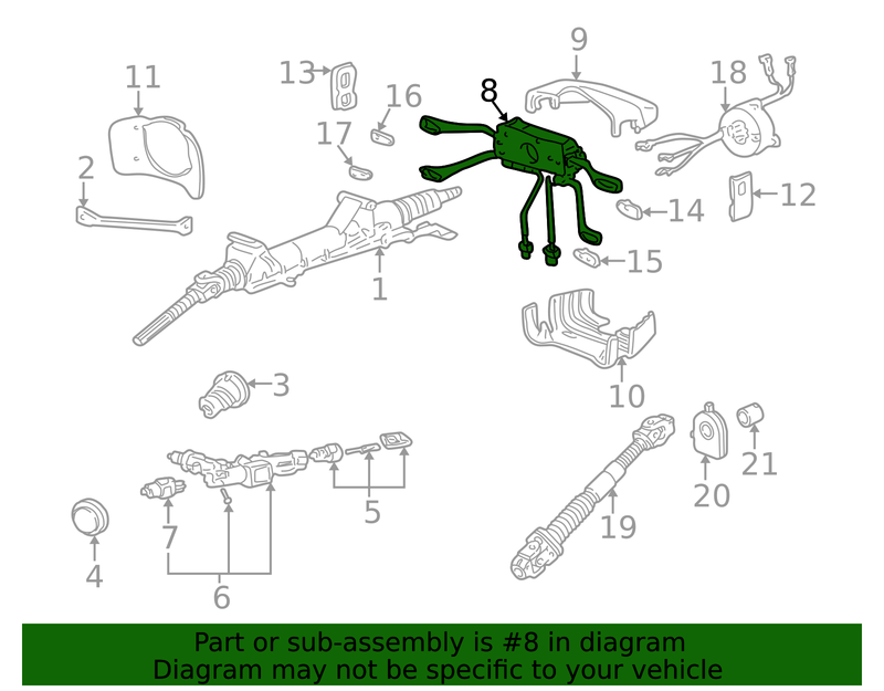 Genuine Porsche parts diagram