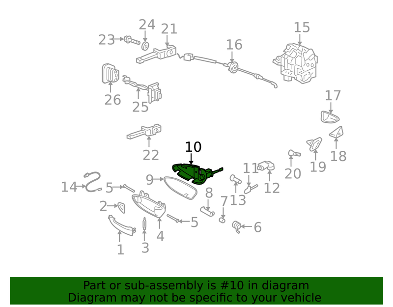 Genuine Porsche parts diagram