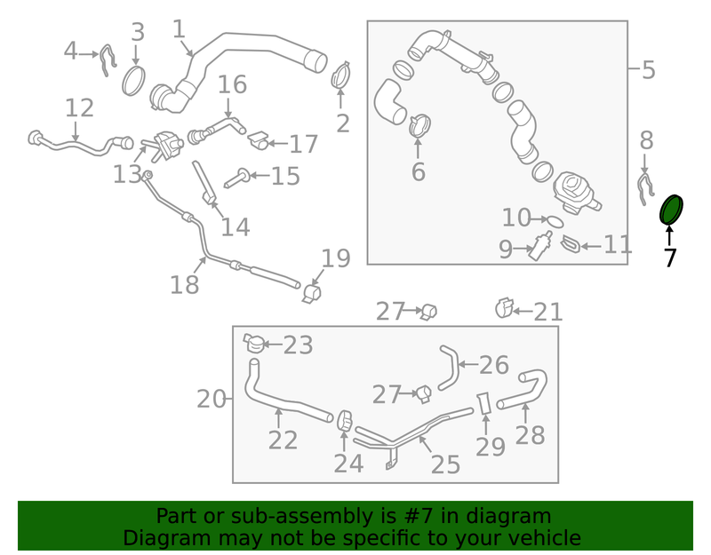 Genuine Porsche parts diagram
